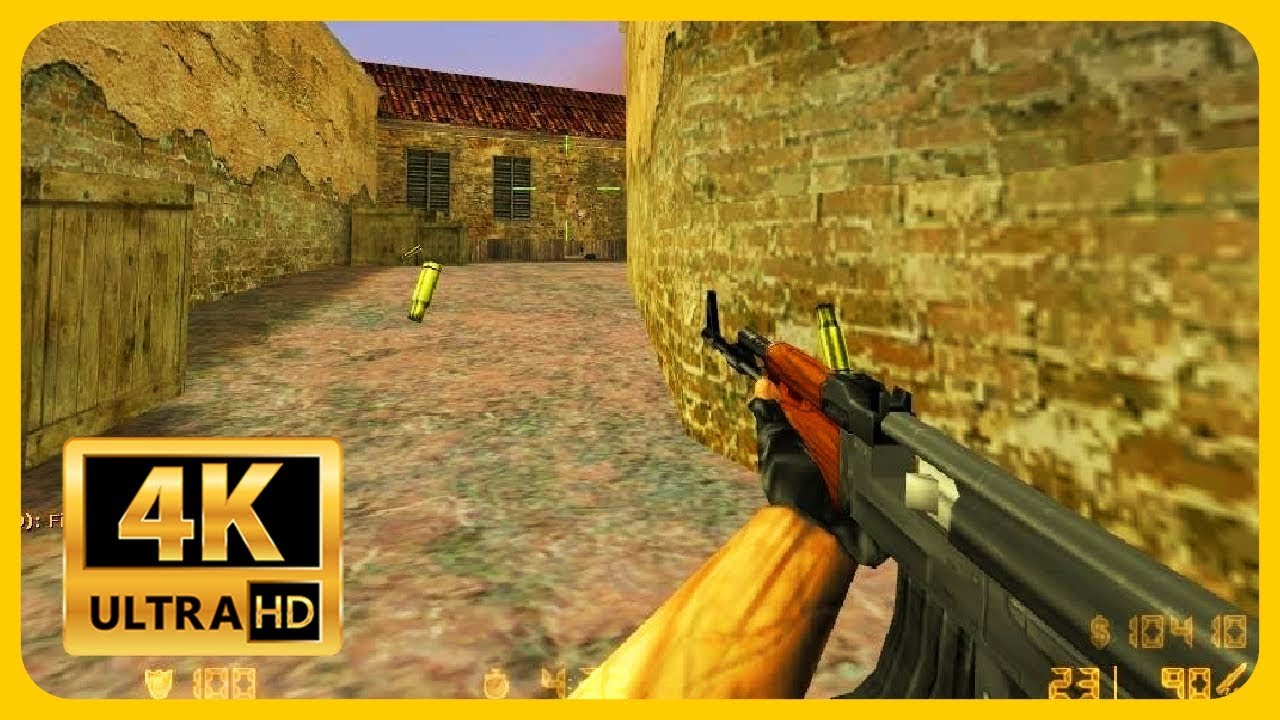 Counter Strike 1.5 - Old Game in 4K ( No Commentary )