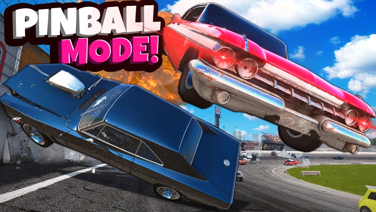 PINBALL MODE & MOVIE CARS = Pain and Sadness in Wreckfest Mods!
