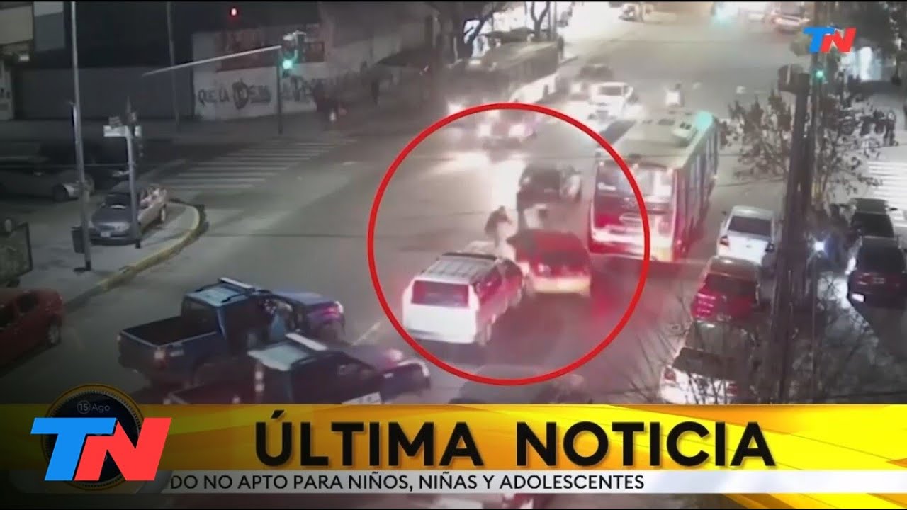PERSECUCIÓN EN TIEMPO REAL: Robó, atropelló a un policía y se quiso escapar