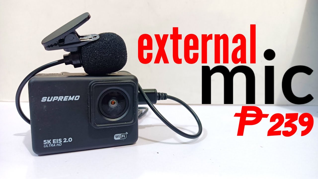 External Mic for Supremo Air 5k