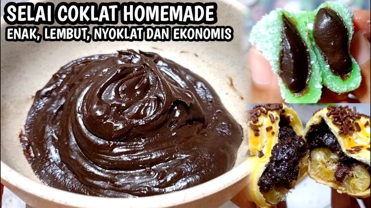 RESEP EKONOMIS MEMBUAT SELAI COKLAT HOMEMADE YANG ENAK, LEMBUT,DAN NYOKLAT BANGET