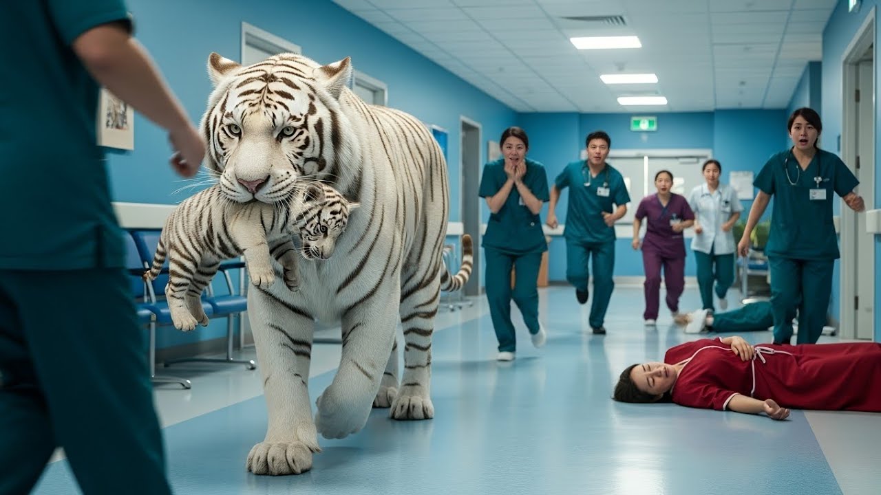 White Tiger Rushed Into Hospital What Happened Next Shocked Everyone #animalrescue#animalstories 