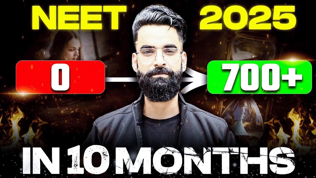 🔥Powerful Strategy To Score 700+ in NEET 2025 | Complete 9 Month Roadmap | 0 to 700+ Wassim Bhat