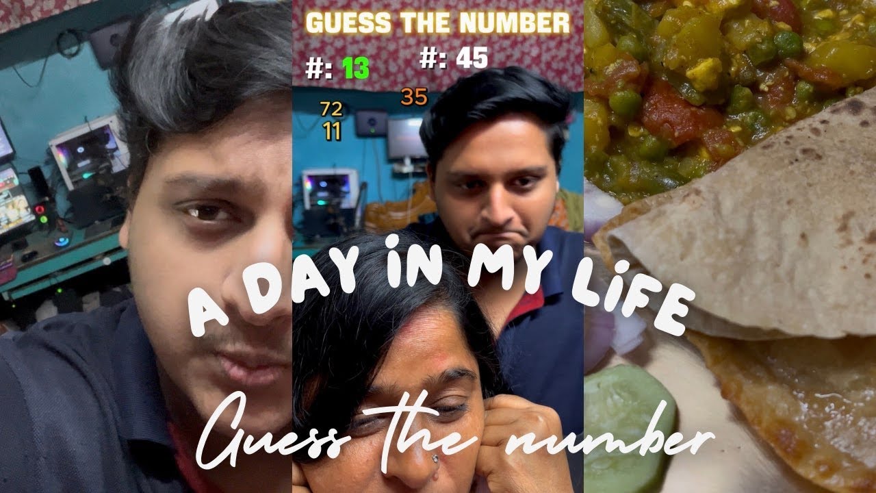 My Mom's EPIC Guess The Number Game Challenge | Bengali people Hindi vlog ￼