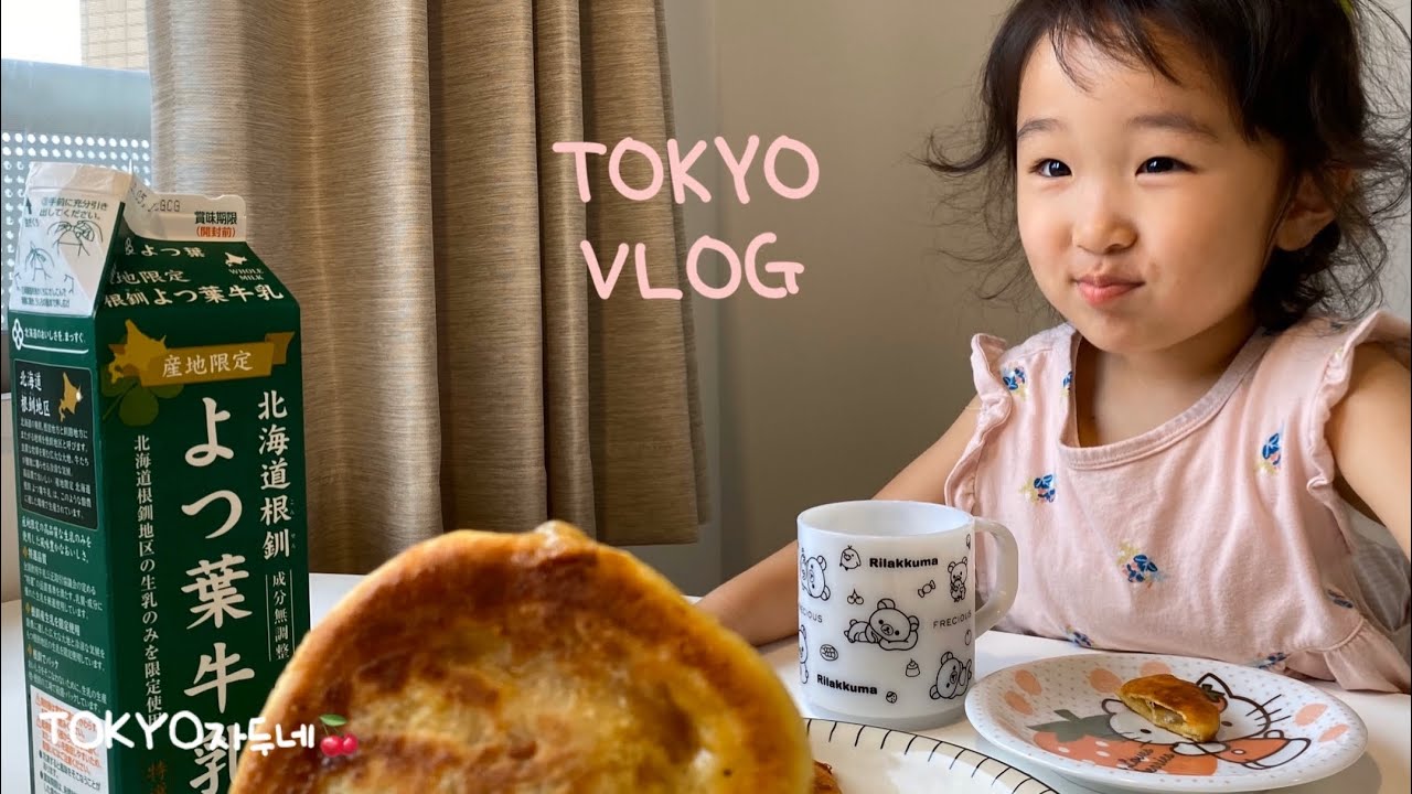 🍒 도쿄 브이로그 • 신주쿠 산책하고 호떡🥞 만들어 먹는 일본 일상 브이로그