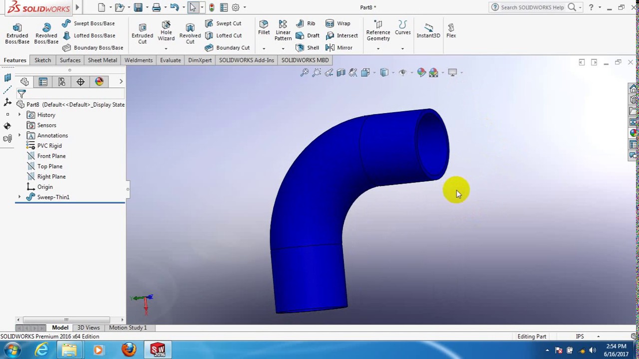 solidworks tutorial - how to make union