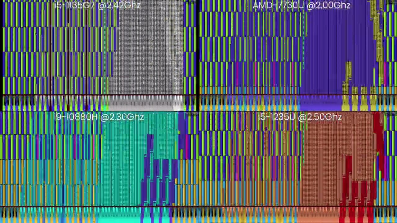 [Black MIDI] Pokemon Green (Lavender Town Beta) - 6 Million (4 WAY Comparison) 4K60fps
