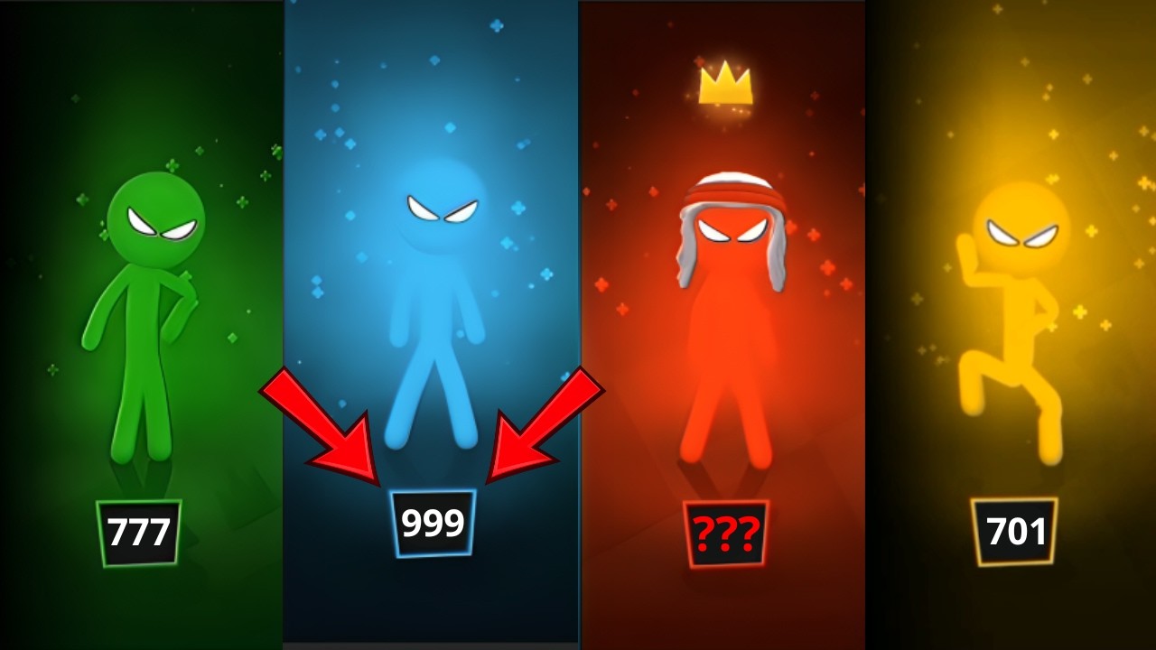 Stickman Party Tournament Mode 1 2 3 4 Players | Full Gameplay Part 8