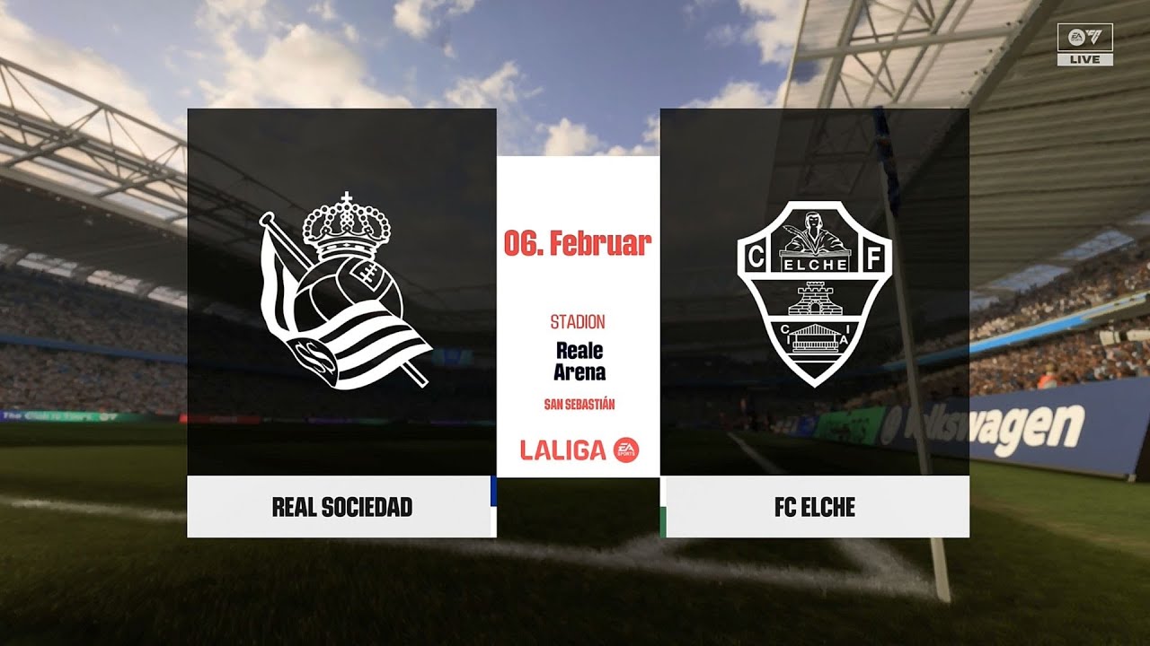 EA Sports FC 26 | Real Sociedad vs Elche - Reale Arena | Gameplay PS5