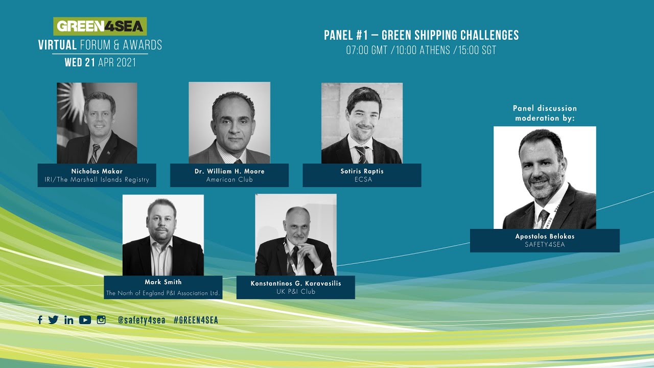 2021 GREEN4SEA Virtual Forum Panel 1: Green Shipping Challenges