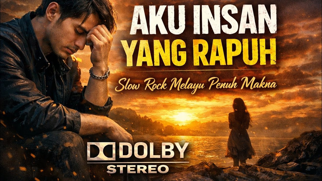 AKU INSAN YANG RAPUH – Slow Rock Melayu Paling Menyentuh Hati | Lagu Sedih Penuh Makna