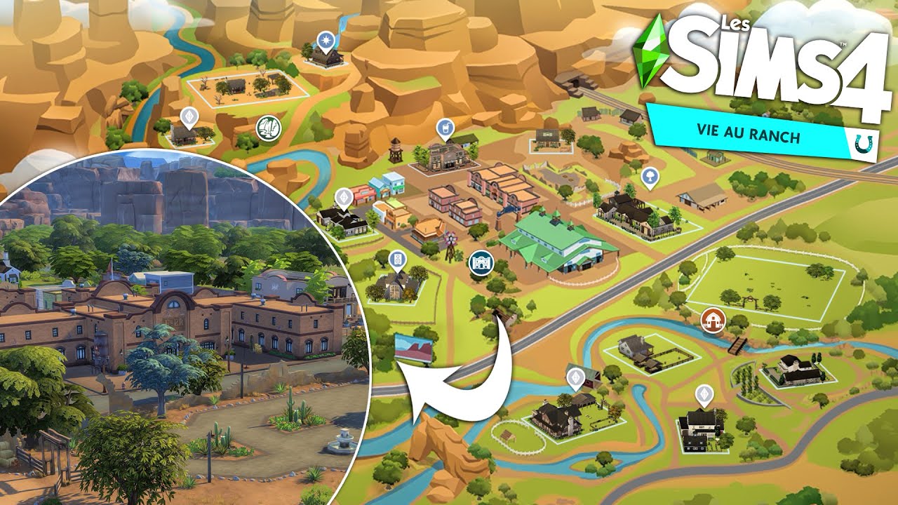 Pack d'Extension Les Sims 4 : Vie au Ranch | CHESTNUT RIDGE