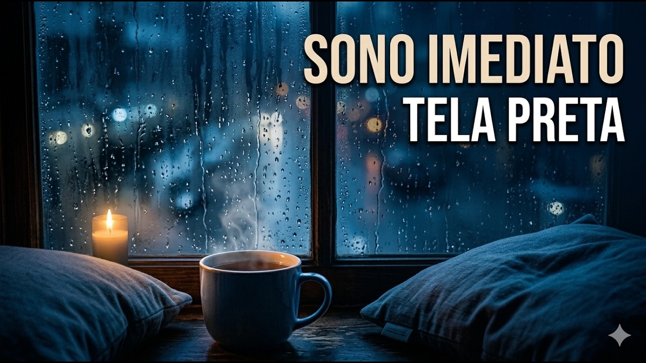 Desligue a Mente 🌧 1 Hora de Chuva com Trovões para Dormir e Relaxar