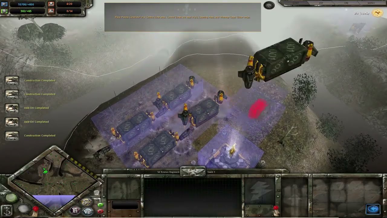 Let's Play Dawn of War Dark Crusade:  Imperial Guard Walkthrough - Part 4
