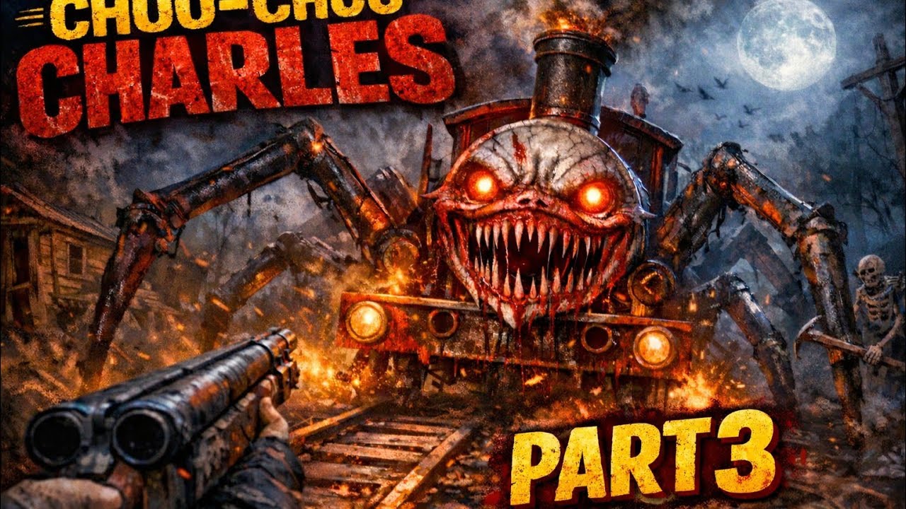Choo Choo Charles gameplay 🔥 part 3 😨