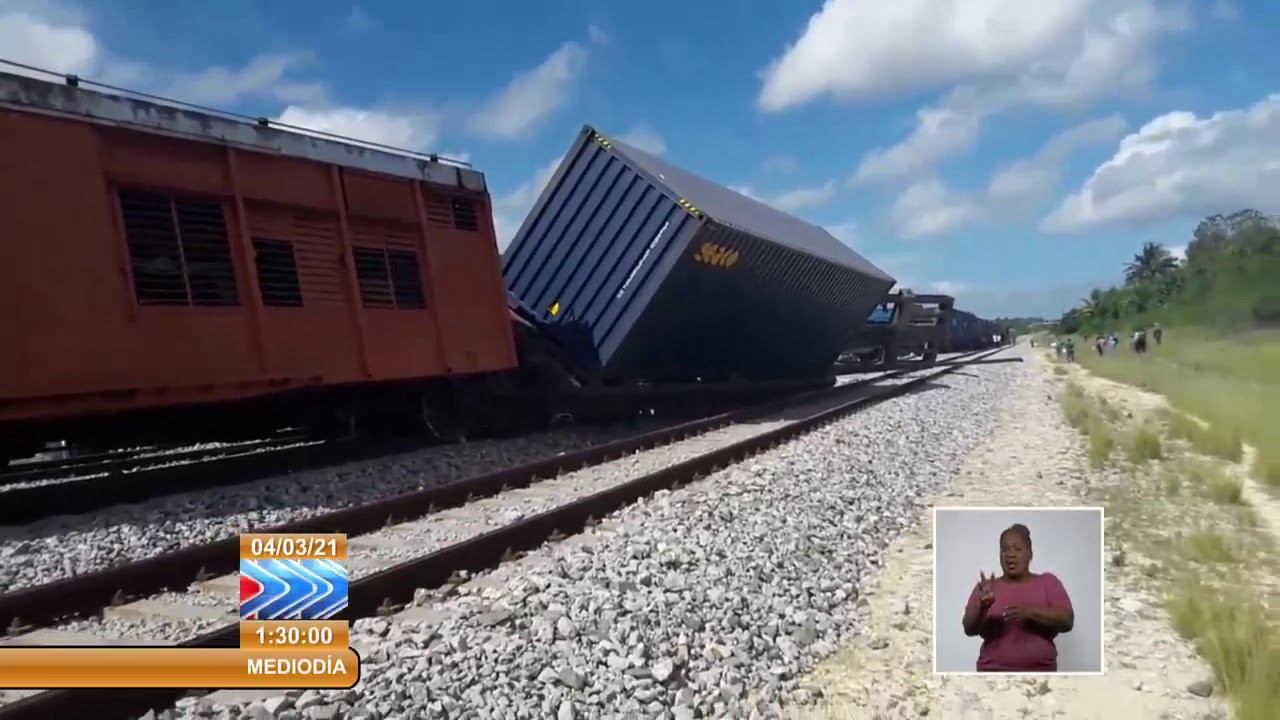 Cuba: Sancionan a responsables del descarrilamiento del Tren Mariel-Habana-Cárdenas