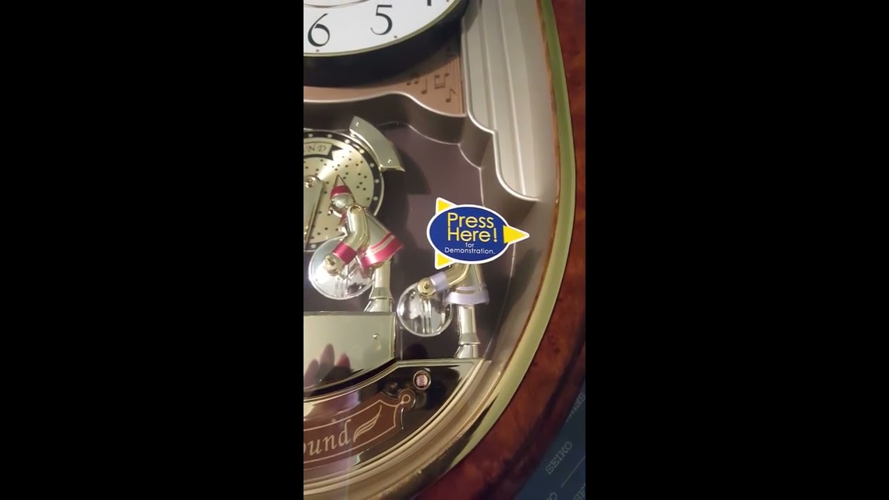 Seiko Melody Clock - Plays Beauty and the Beast