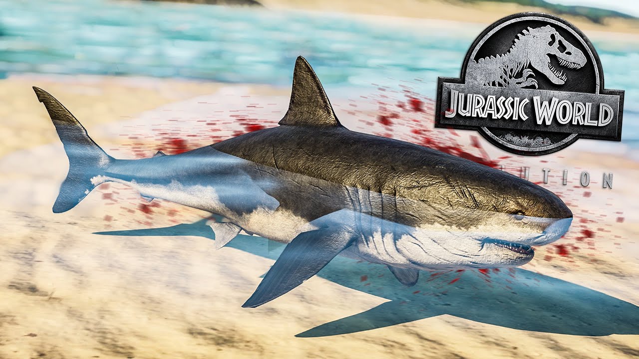 NEU! RIESIGER URZEIT-HAI! MEGALODON IN JWE! - Jurassic World Evolution Mods