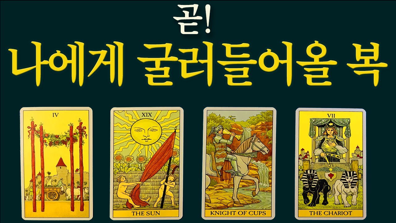 [타로] 🌈  곧 있으면 나에게 알아서 저절로 굴러들어올 복 #타로운세 #타로행운