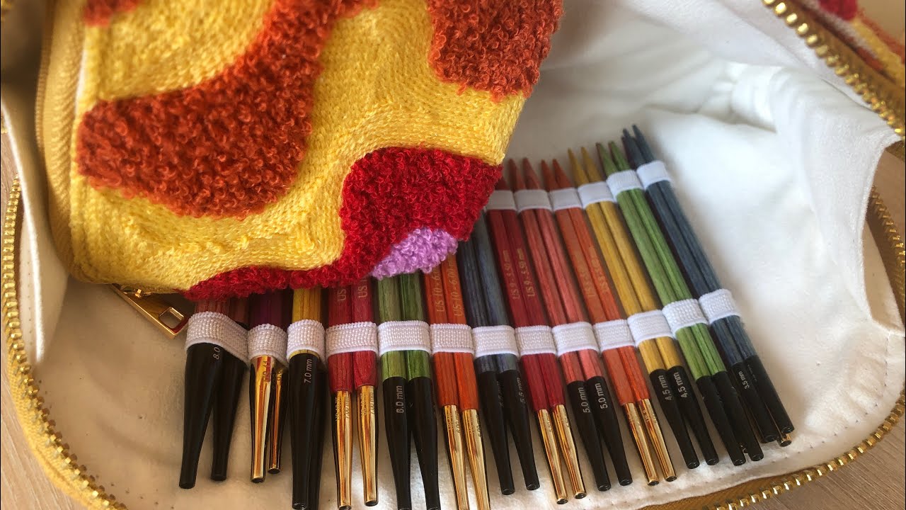 JOY OF KNITTING KnitPro, подарунковий набір дерев’яних кубічних знімних спиць, огляд.