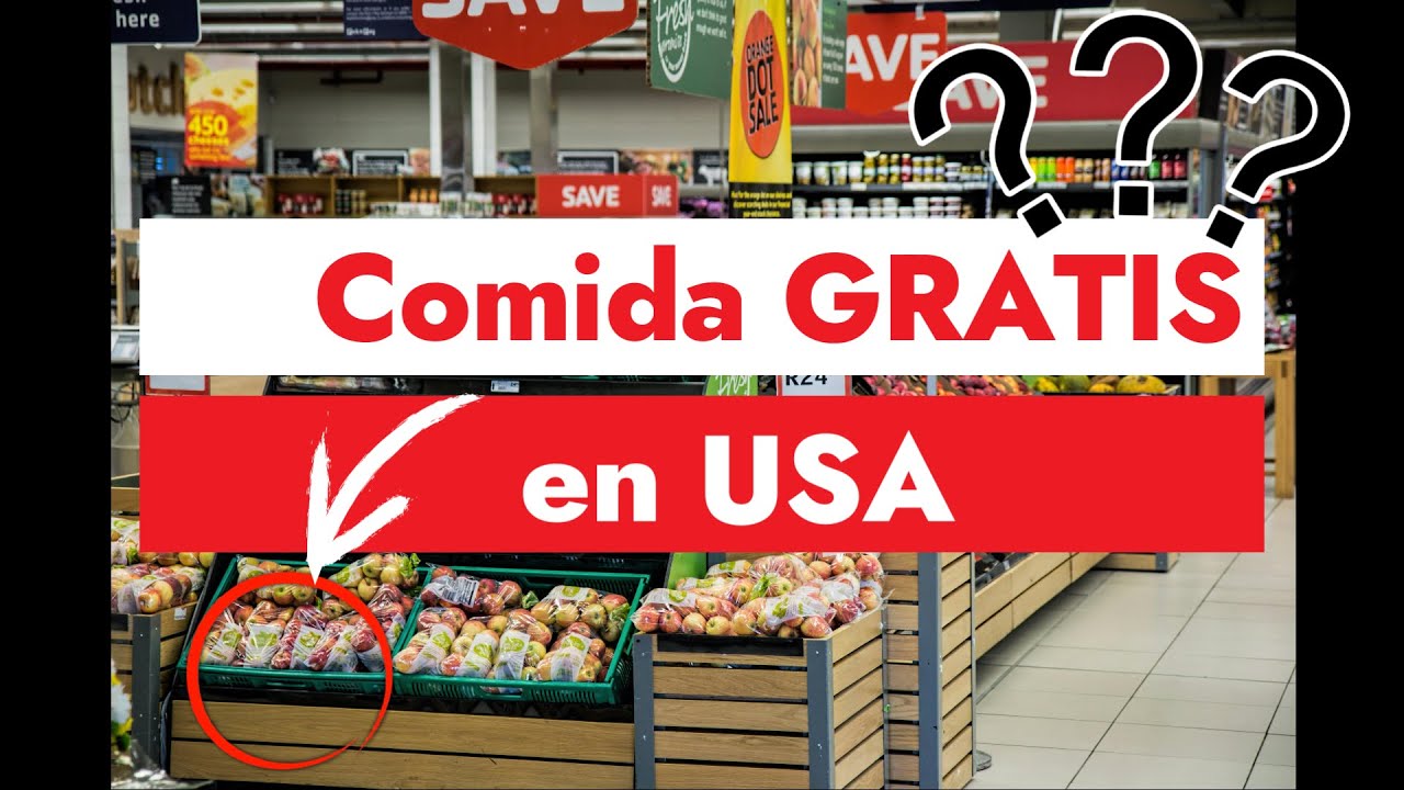 Así es un banco de Comida GRATIS en Estados Unidos. USA.