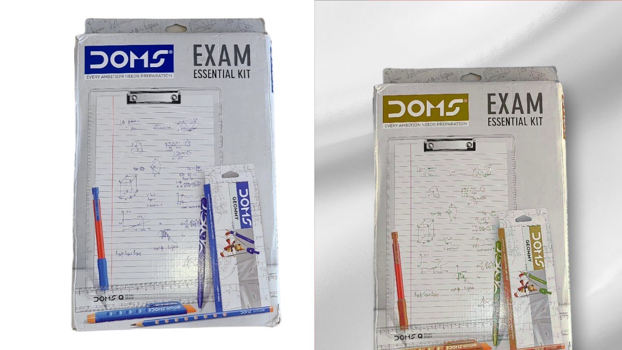 DOMS EXAM Essential kit !!Doms exam papper bord !!Doms exam paper cardbord