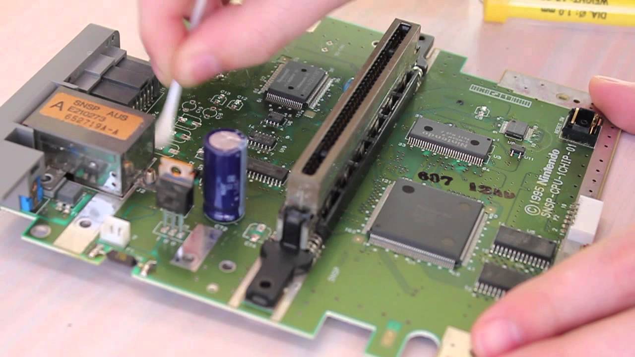 Super Nintendo [Serial: UP17548016] Capacitor Replacement