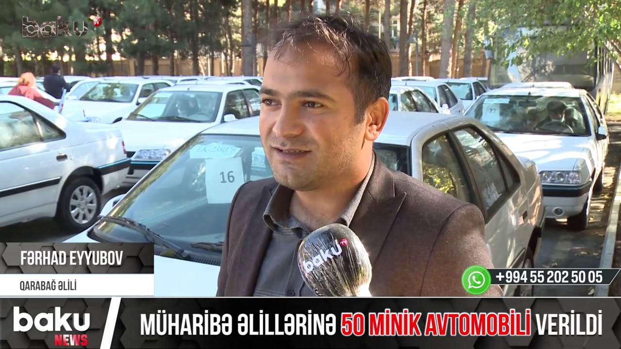 Müharibə əlillərinə 50 minik avtomobili verildi