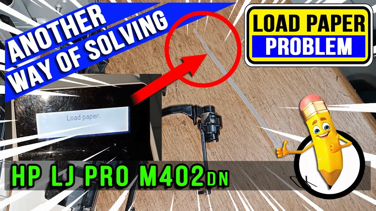 Another way of Solving Load Paper Problem | HP LJ M402dn