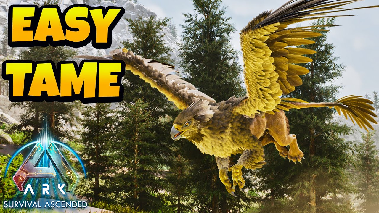 Как приручить Грифона в одиночку в Ark Survival Ascended