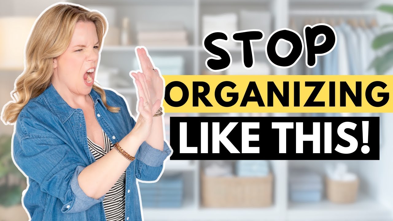 The SECRET to a Clean & Tidy Home is Organizing LESS!