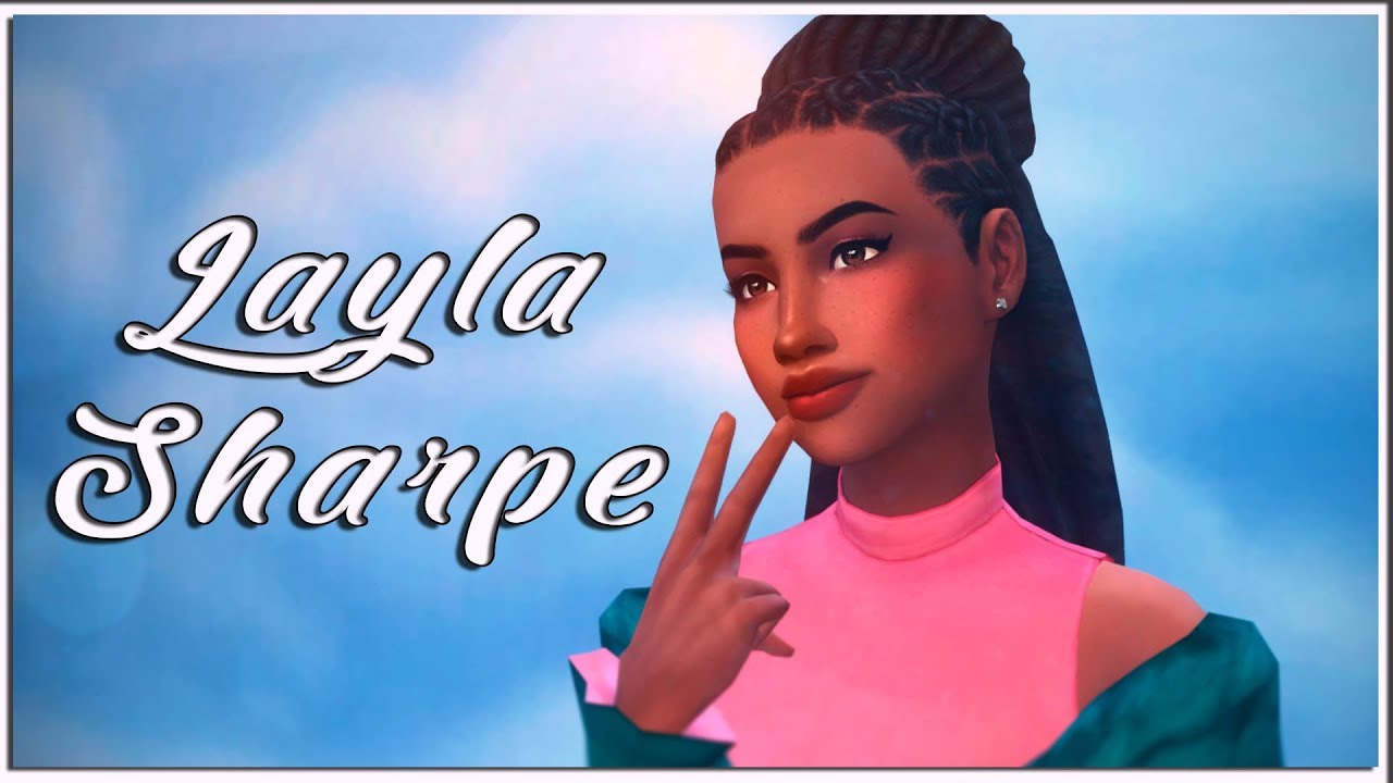 Layla Sharpe CAS || City Comedian || Sims 4
