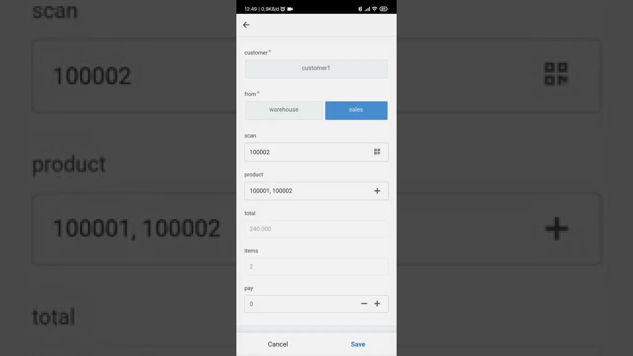APPSHEET SCAN MULTI PRODUCTS