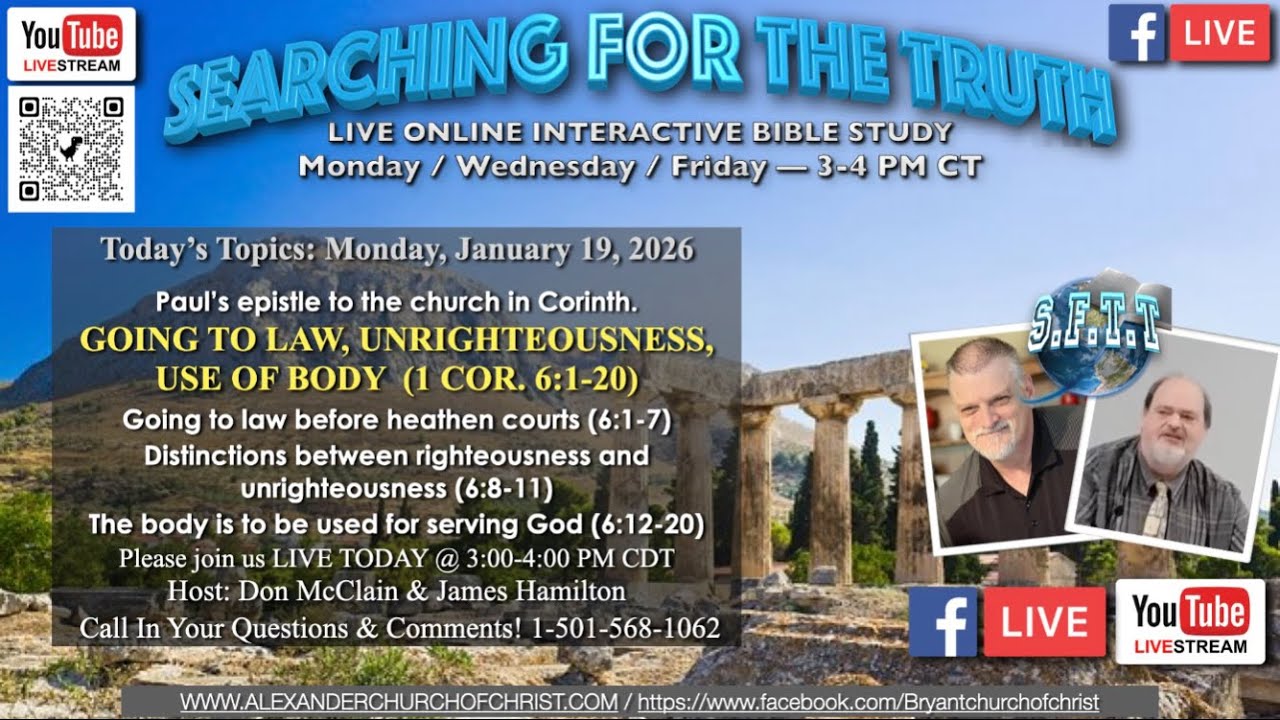 LAWYERS, DISCERNMENT, SEXUAL IMMORALITY (1 Cor. 6:1-20)