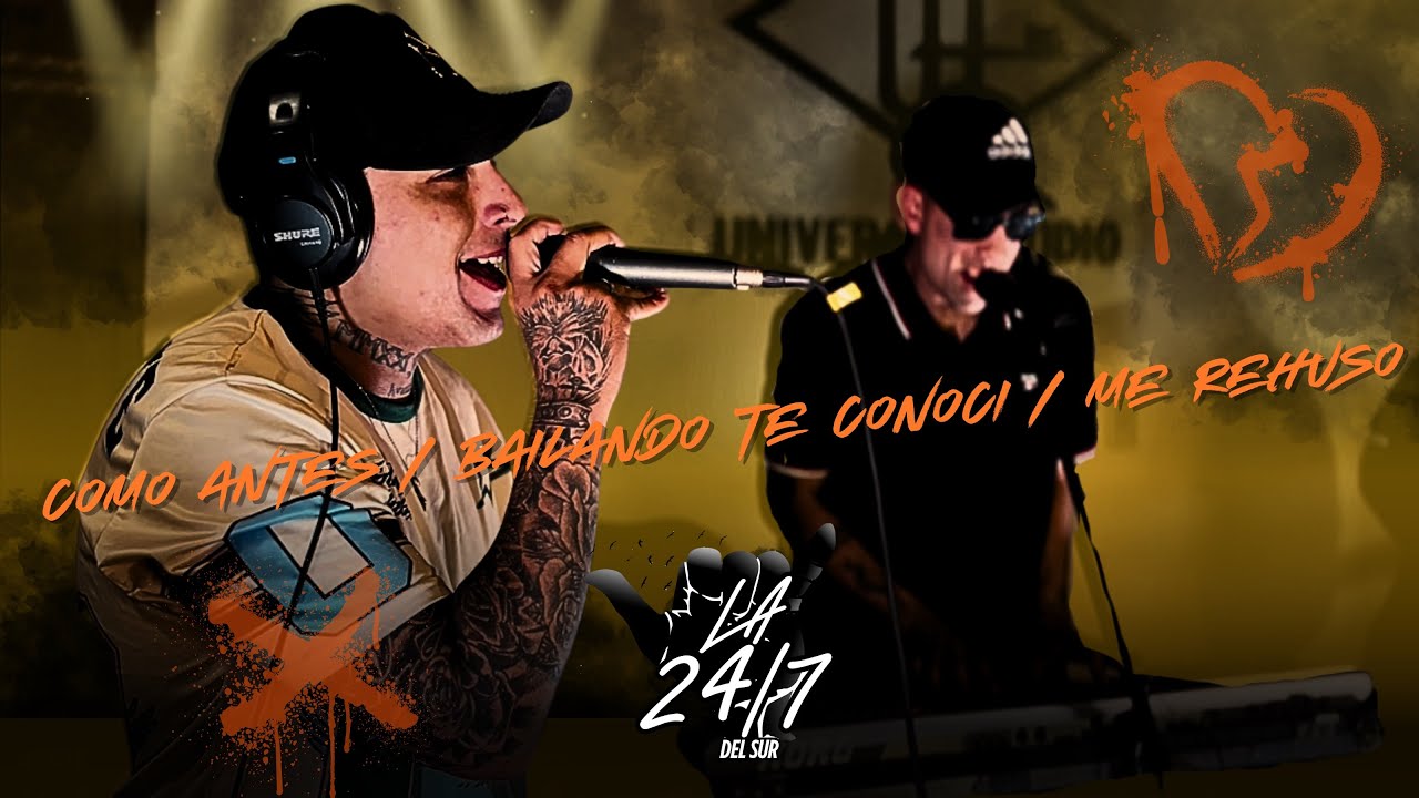 La 24.7 Del Sur - Como Antes / Bailando Te Conocí / Me Rehuso | LIVE SESSION | (Video Oficial)
