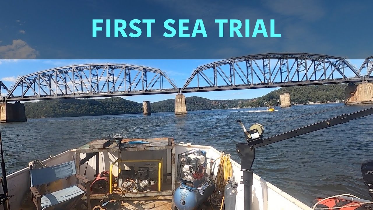First sea trial