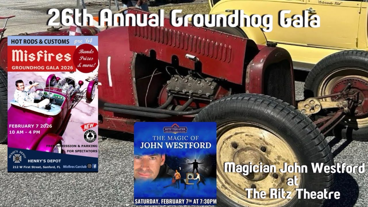 All in One Day - The 26th Annual Groundhog Gala 2026 and Magician John Westford at The Ritz Theater