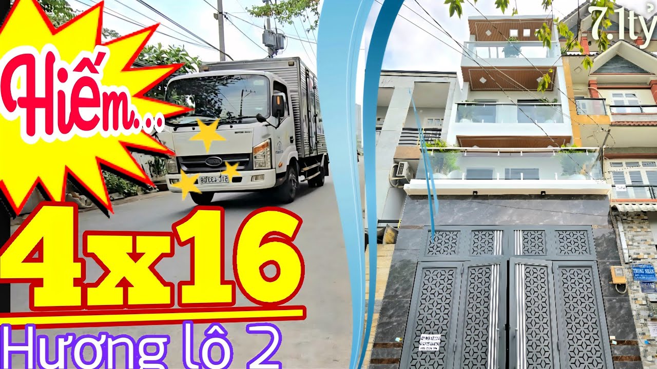 Anh 4 cần bán Bình Tân 60m², 4 Phòng  | Hẻm 7m xe hơi Hương Lộ 2, sổ hồng riêng gần Bệnh viện 
