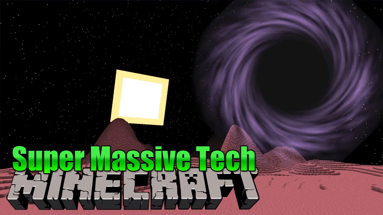 Sterne & schwarze Löcher! - Super Massive Tech Minecraft Mod Review