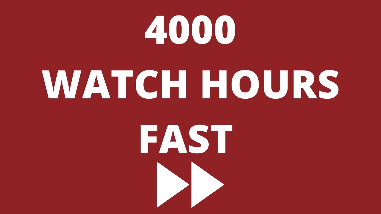 HOW TO GET 4K WATCH HOURS FAST // ANIMATED VIDEO #YOUTUBETRICKS #4KWATCHHOURS #ANIMATION