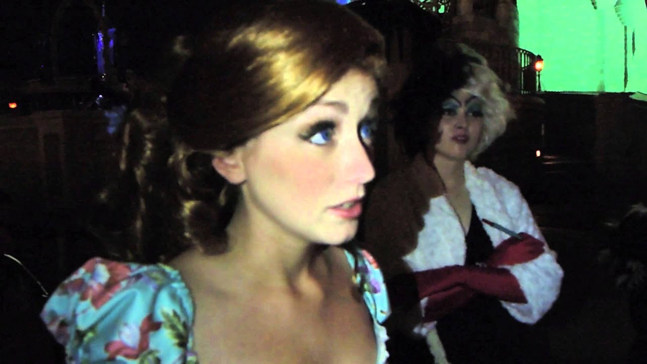 Giselle from Enchanted meets Tommy at the Halloween Party