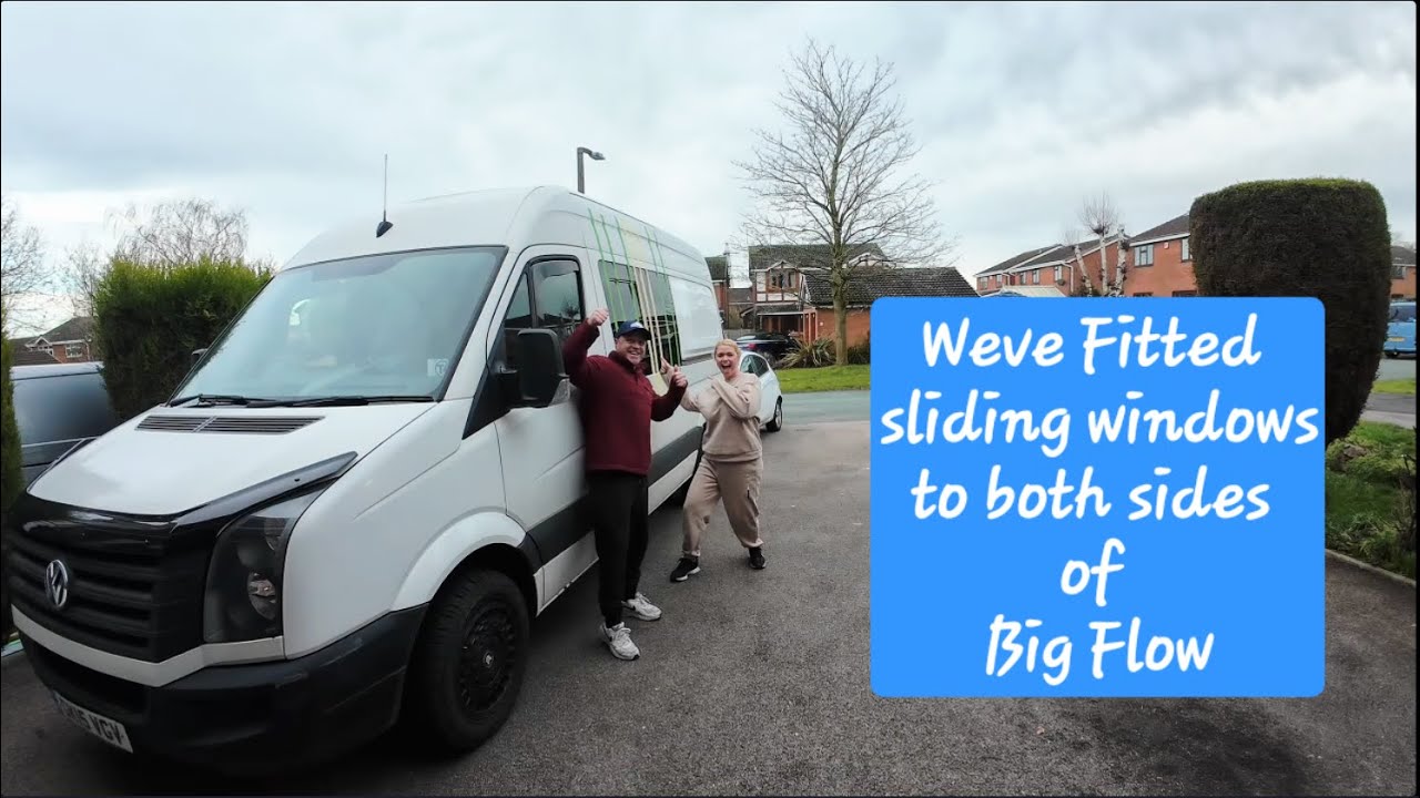 Can we fit a Pair sliding windows on Big flow our VW Crafter campervan??