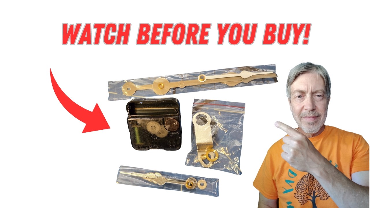 Wall Clock Movement Mechanism Battery DIY Repair Kit Review