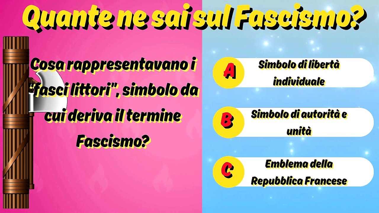 COME TE LA CAVI COL FASCISMO? 📕🖊️