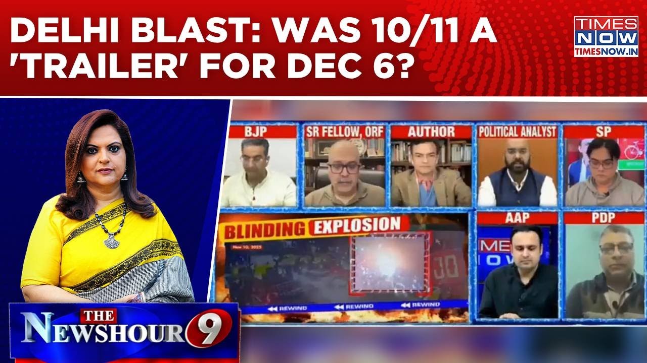 Delhi Car Blast: More Cars, Explosives & Targets; Was 10/11 A 'Trailer' For Dec 6? Newshour Debate