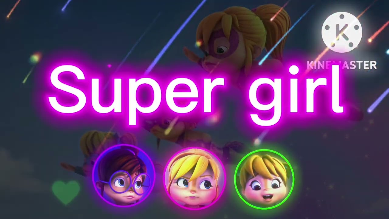 The chipettes - super girls (with lyrics)