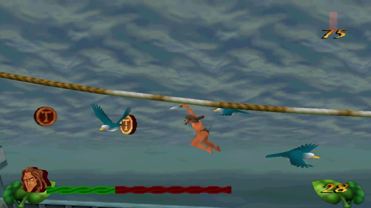 Disney's Tarzan Action Game (Hard) - Level #11 - Rockin' the Boat