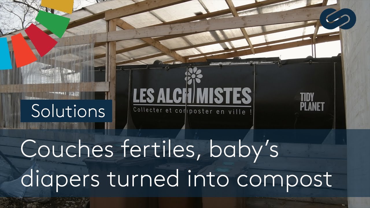 Couches Fertiles, baby's diapers turned into compost  - SOLUTIONS
