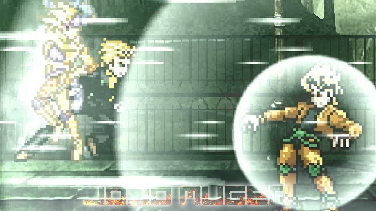 Giorno The Boss vs Dio. Jojo's Bizarre Adventure MUGEN
