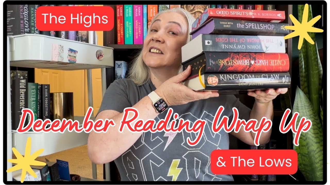 December 📚Reading Wrap Up✨New Favorites✨Highs & Lows✨ #bookrecommendations #fantasy #romantasy 